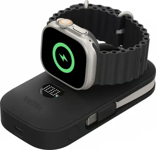 Belkin BoostCharge Pro Power Bank 10K med Apple Watch-laddare