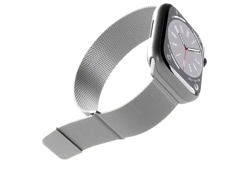 Puro Milanese Magnetic Band, silver, 42/44/45/49 mm