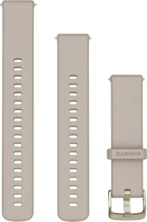 Garmin quick release-armband 18 mm, grå silikon